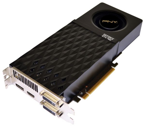 Видеокарта PNY GeForce GTX 760 980Mhz PCI-E 3.0 2048Mb 6008Mhz 256 bit 2xDVI HDMI HDCP новинка